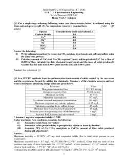 1 Department of Civil Engineering-IIT Delhi CEL 212: Environmental