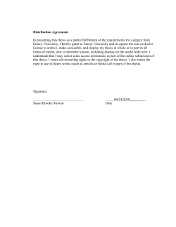 Honors Thesis - Emory University