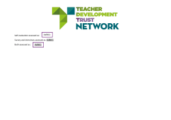 Teacher Development Trust Network CPD Audit Report