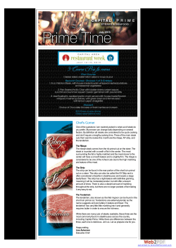 Chef`s Corner - Capital Prime