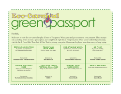 Hey kids, Make sure to visit the eco-carnival to play all sorts of fun