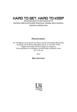 Dissemination of and exposure to Internet