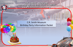 Birthday Party Offerings