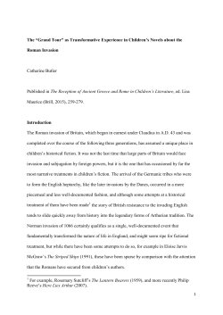 The &ldquo;Grand Tour&rdquo; as Transformative Experience in