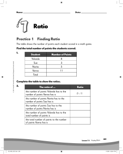 Practice 1 Finding Ratio