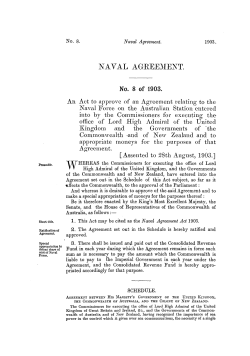 naval agreement.