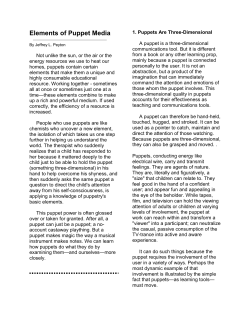 Elements of Puppet Media