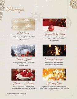 Packages - Salamander Resort and Spa