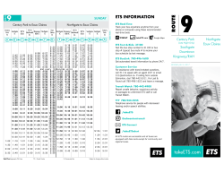 Route 9 - City of Edmonton