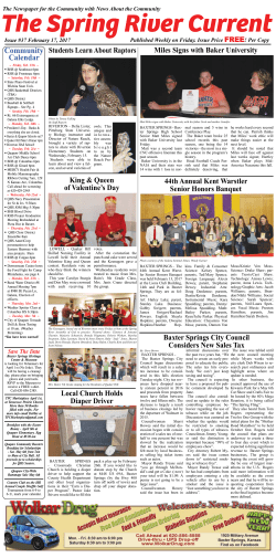 Students Learn About Raptors Miles Signs with Baker University