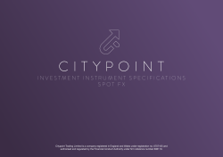 Spot FX - Citypoint Trading