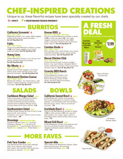 Chef-InspIred CreatIons