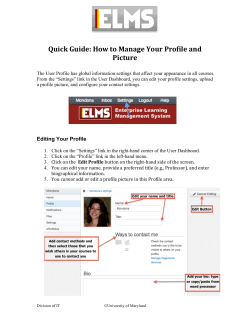Quick Guide: How to Manage Your Profile and Picture