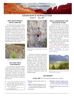 May 2007 - Geoscience Research Institute