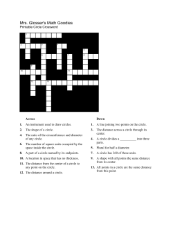 Interactive Circle Crossword - Wikispaces