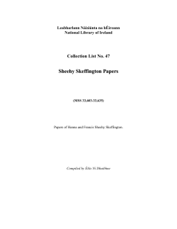 hanna sheehy-skeffington papers