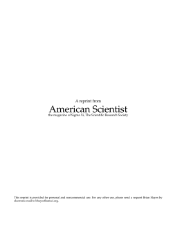 article - American Scientist