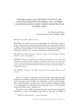 possible parallels between egyptian and sudanese neolithic