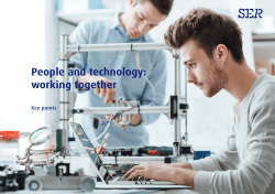 People and technology: working together - Key points