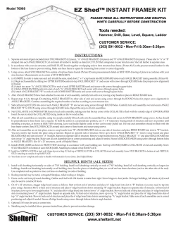 Assembly Instructions