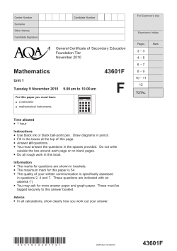 Question Paper Unit 1