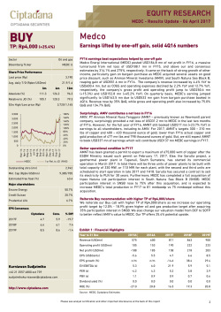 equity research - Ciptadana Securities