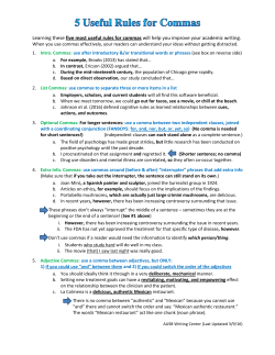 Learning these five most useful rules for commas will help you