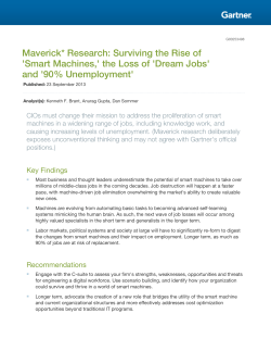 Maverick* Research: Surviving the Rise of `Smart Machines,` the