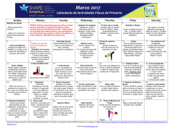 Marzo 2017 - SHAPE America