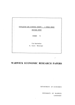 Population and Economic Growth