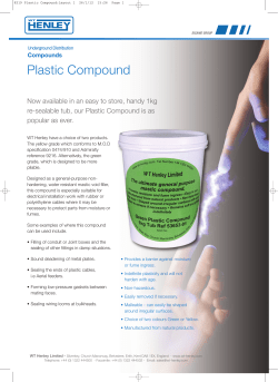 Plastic Compound - IPD Group Limited