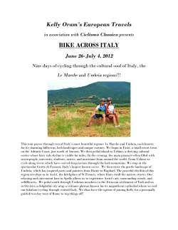 bike across italy - Kelly Oram`s European Travels
