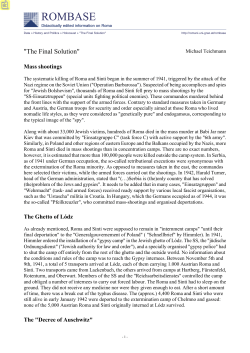 "The Final Solution"