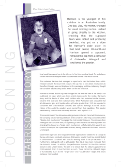 HARRISON`S STOR Y - World Health Organization