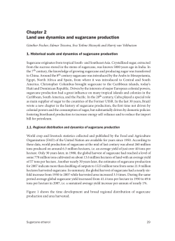 Chapter 2 Land use dynamics and sugarcane production