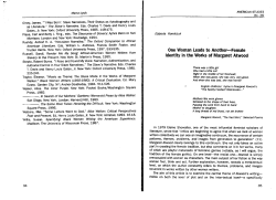 One Woman Leads to Another&mdash;Female Identity in the Works of