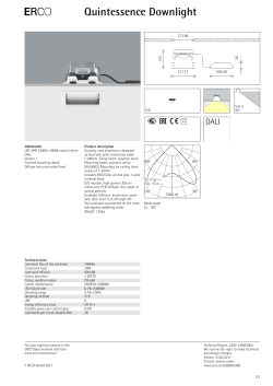 Product specification sheets