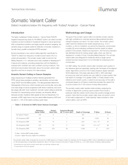 Somatic Variant Caller