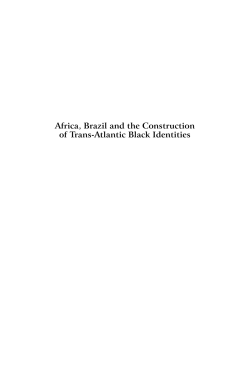 Africa, Brazil and the Construction of Trans