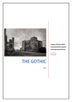 The Gothic - Ms Paine`s Classroom