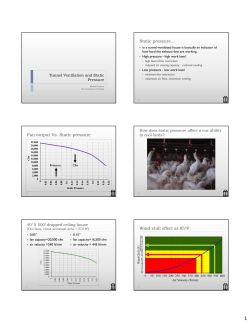 Static pressure&hellip; Fan output Vs. Static pressure Wind