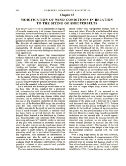 Chapter 12 MODIFICATION OF WIND CONDITIONS IN RELATION