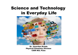 Science and Technology in Everyday Life