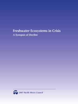 Freshwater Ecosystems in Crisis