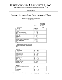 organic orange juice concentrate 65 brix