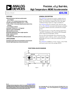 ADXL206 (Rev. B)