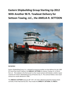 Eastern Shipbuilding Group Starting Up 2012 With Another 96 ft