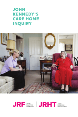 John Kennedy`s care home inquiry
