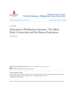 Humanity in Posthuman Literature: The Mind