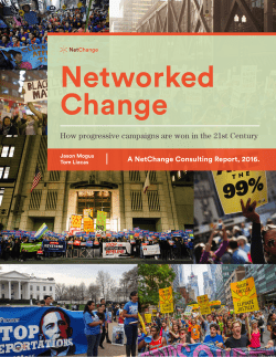 Networked Change - Sustainability Network